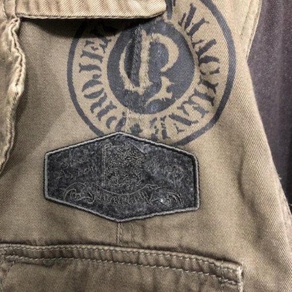 PROJEK RAW EDGY MILITARY VINTAGE FIELD JACKET SIZE LARGE - Picture 3 of 9